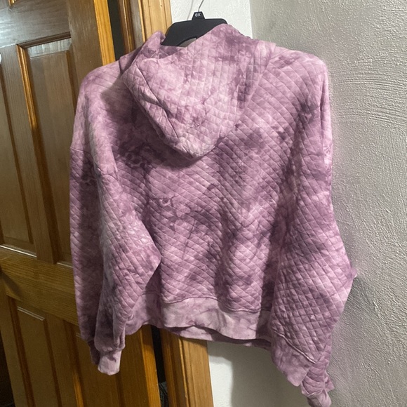 LuLaRoe Julia Dress+Tie dye sweatshirt XXL+stretch💜glitz bracelet 3”w - Picture 4 of 17